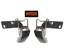 Hood front lock clip, internal fastener set of 2 (1 left, 1 right), stainless steel for 2cv.