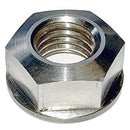 Flanged nut, stainless steel, M12, 19mm across flats to hold front wing of 2cv, 4 used per wing, price EACH.