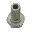 Banjo bolt for brake pipe 6.35mm, 27mm long, M10x1.00, up to June 1964