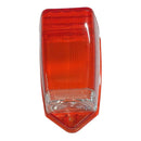 Side marker, indicator, light LENS ONLY, AZ, AZA. 1964 to 1969 red/white