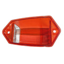 Side marker, indicator, light LENS ONLY, AZ, AZA. 1964 to 1969 red/white