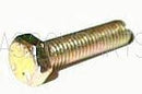 Set screw, plated, 8mm hex head, M5 x 0.80, 20mm long. Per 50