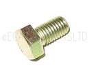 Set screw, plated, 11mm hex head, M7 x 1.00, 12mm long. Per 25