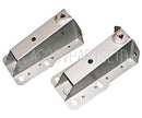 Bumper bracket, set of 2, zinc plated, 2cv rear, for 11cm bumper.