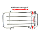 Boot lid rack 2cv, all aluminium, includes fitting bolts.