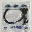 STOCK CLEARANCE, HT leads, MCC, 1110200, set of 2, Dyane/Ami/Mehari and any 2cv which does NOT have rubber engine cooling ducting. See description notes.