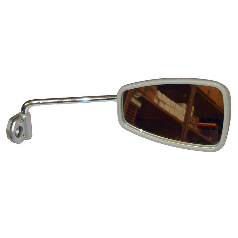 Door mirror, right, straight arm, fits Acadiane/AK/AZU, all the vans. Super original quality part.