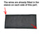 Front or rear seat base (squab) canvas only,  with wires. See notes.