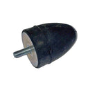 Rubber bump stop only, new style, threaded M8 for specific rear inner wing and REP17 and REP18 bump stop repair plates, see notes.