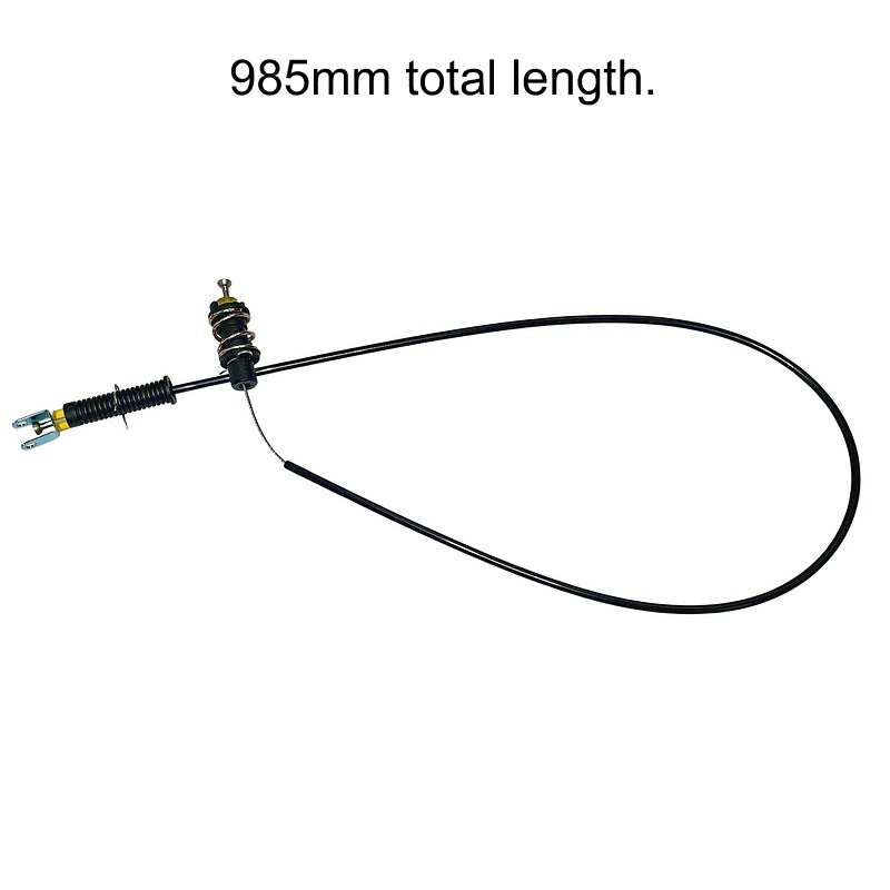 Accelerator throttle control cable, (aftermarket) 2cv, Dyane, 985mm long, right hand drive, RHD (UK)