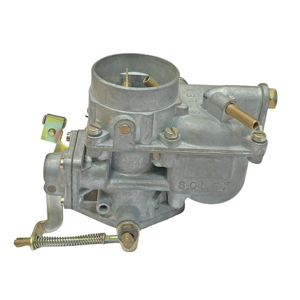 Carburettor 2cv (some) 3OPCIS, single barrel, GENUINE NEW SOLEX. (Not for dolly). Check your car carefully!