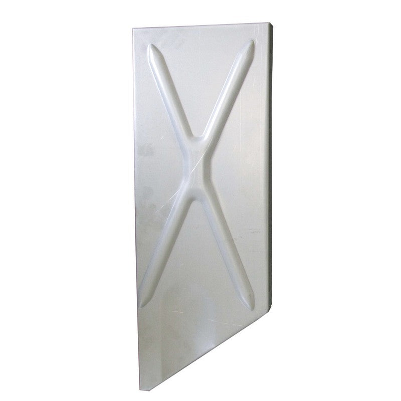 2cv Rear Boot Panel Vertical separation panel, left between rear wing cavity and spare whe ...