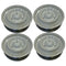 Road wheel, set of four, original Michelin (Citroën) 2cv/Dyane etc., 4J x 15 inch. SEE IMPORTANT NOTES