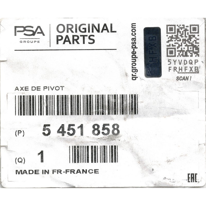 Genuine Citroen Kingpin, high quality replacement set, 2cv, Dyane, Acadiane etc. Price for 1 side, fit left or right.