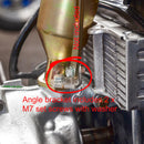 Bracket foot for alternator adjuster.