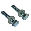 Pair, set of 2 engine mount underside bolts with Citroen washers.