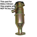 Engine breather, oil condenser, oil filler unit, reniflard for Visa 652cc engine only. ORIGINAL CITROEN PART.