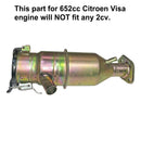Engine breather, oil condenser, oil filler unit, reniflard for Visa 652cc engine only. ORIGINAL CITROEN PART.
