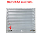 Spare wheel cover panel NOW with latches and rounded top hat section, AK400/250/Acadiane wide ripple.