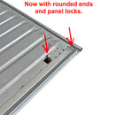 Spare wheel cover panel NOW with latches and rounded top hat section, AK400/250/Acadiane wide ripple.