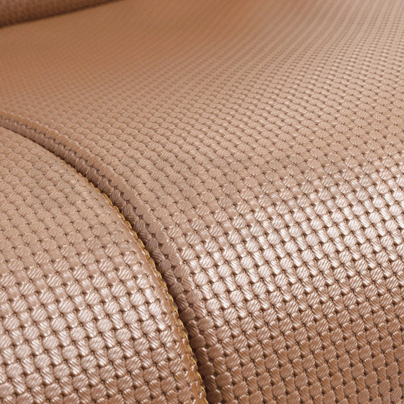 Front seat cover pair, 1 left and 1 right, brown targa for AK400 and AZU. Perforated, ventilated vinyl.
