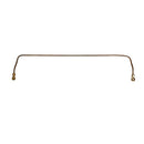 Brake pipe, transverse crossover, 2cv etc, 1950 to 1964, Ami6 to 1963, banjo type, 6.35mm, 880mm