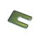 Rectangular base shim 4mm thick 30mmx42mm, fits beneath front arm bump stop on side of chassis.