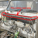 Rubber for fresh air scoop under bonnet for Dyane or Acadiane