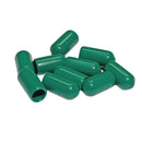 Pack of 10 pieces green LHM brake bleed nipple cover cap fits front or rear.