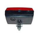 Rear fog light, similar to original, new improved shape. Wiring and bulb NOT included. Approx. 140x80mm.