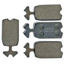 Brake pads all disc brake 2cv, Dyane etc., set of 4. High Resistance quality, semi-metallic.