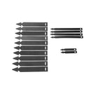 Set of 16 pieces, ties, rubber for under bonnet bundling of wiring loom harness.