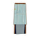 Tan brown, fairly hard flat vinyl, seat cover pads with fitted wires only for front of AZU or AK, price for one pair.
