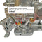 Idle, idling, pilot jet 41 for Solex 26/35 carburettor, fits most 2cv6, Dyane 6, Dollys, Charlestons etc. 1975 until 1990.