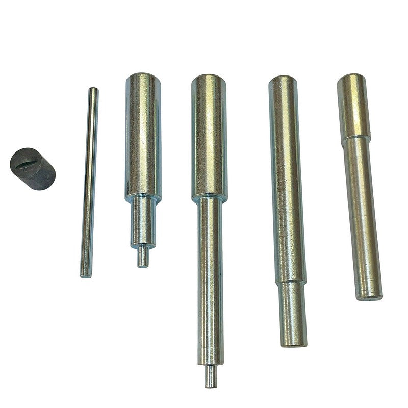 Full tool set (drift type) to knock out kingpins the professional way.