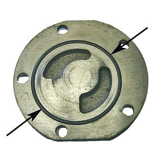 O ring, for oil pump cover to crankcase 2cv6 etc