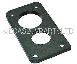 Carburettor insulater spacer block flange 9.5mm thick for 26/35 carburettor (Dolly, Charleston etc...). See notes.