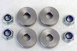 Centering bushes, concentric, for front shoes, 2cv/Dy.Set 4. SEE IMPORTANT NOTES.