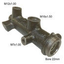 Master cylinder, chassis mounting, A/AU/AZ/AZU, 1952 until 9/63.