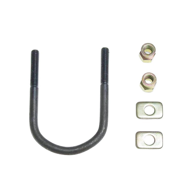 Steering lock U - bolt 2cv, M7 x 1.00 thread, includes sheer nuts and rectangular washers.