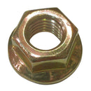 Flanged nut, 18mm across flats, to hold front wing of 2cv (4 used on each wing). Per 1 piece.