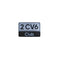 2cv6 Club insignia sticker. 92mmx61mm