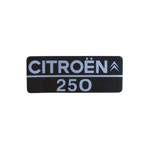 Citroen 250 insignia sticker. 107mmx41mm