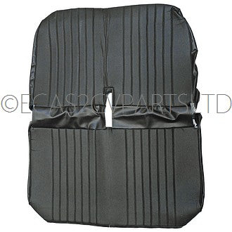 Bench seat cover, front, black targa vinyl for 2cv club ZERO STOCK
