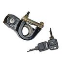 Steering column ignition anti theft lock switch assembly, 2cv6, Mehari, includes U-bolt & nuts. See description notes.