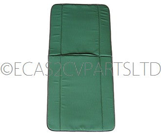 Rear bench seat cover pair (2 covers), left and right, green/light green stripes in satin cotton also fit front (separate) seats in AZU, AK400, AK350