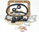 Engine gasket set, 2cv 1963 to 1969, 425cc., 4 stud, complete with gearbox gaskets & damper gaskets.