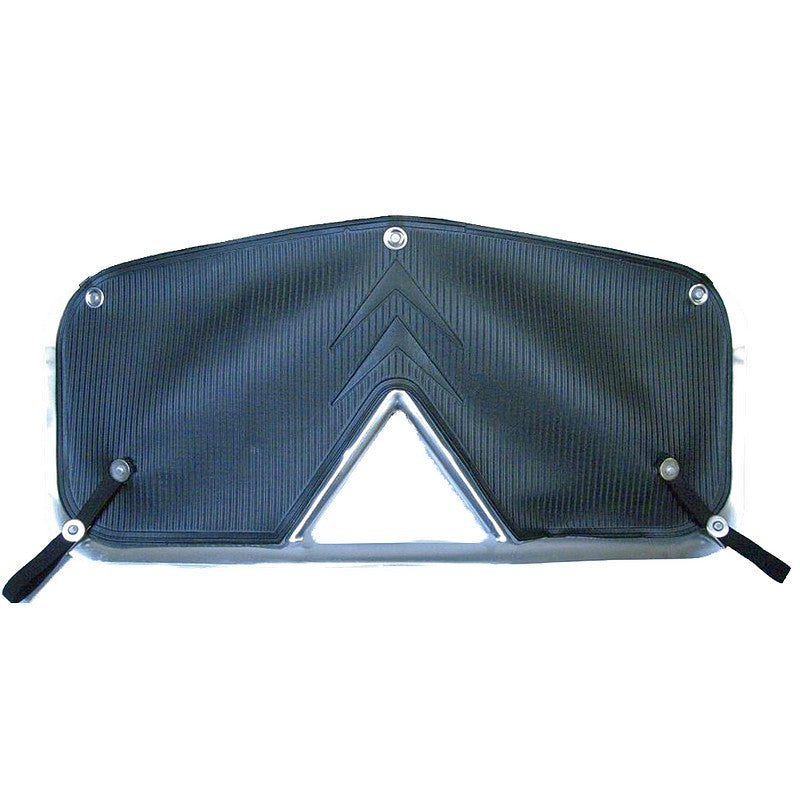 Winter grille muff blind, 2cv, for old 1960s (our ref: 30300) large chevron aluminium grille.