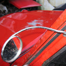Cute door mirror for old 2cv, stainless steel, available for left side only.