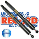 Shock absorbers, pair, rear, gas assisted Record Maxigaz, 2cv6, Dyane6 etc. 1965 to 1990.